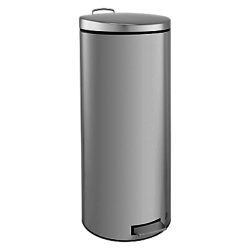 Brabantia MotionControl Pedal Bin, Brilliant Steel, 30L